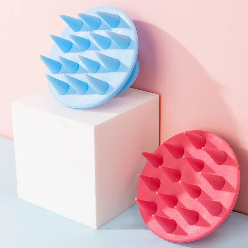 Silicone Scalp Massager Brush For Hair Growth Deep Clean Care 2