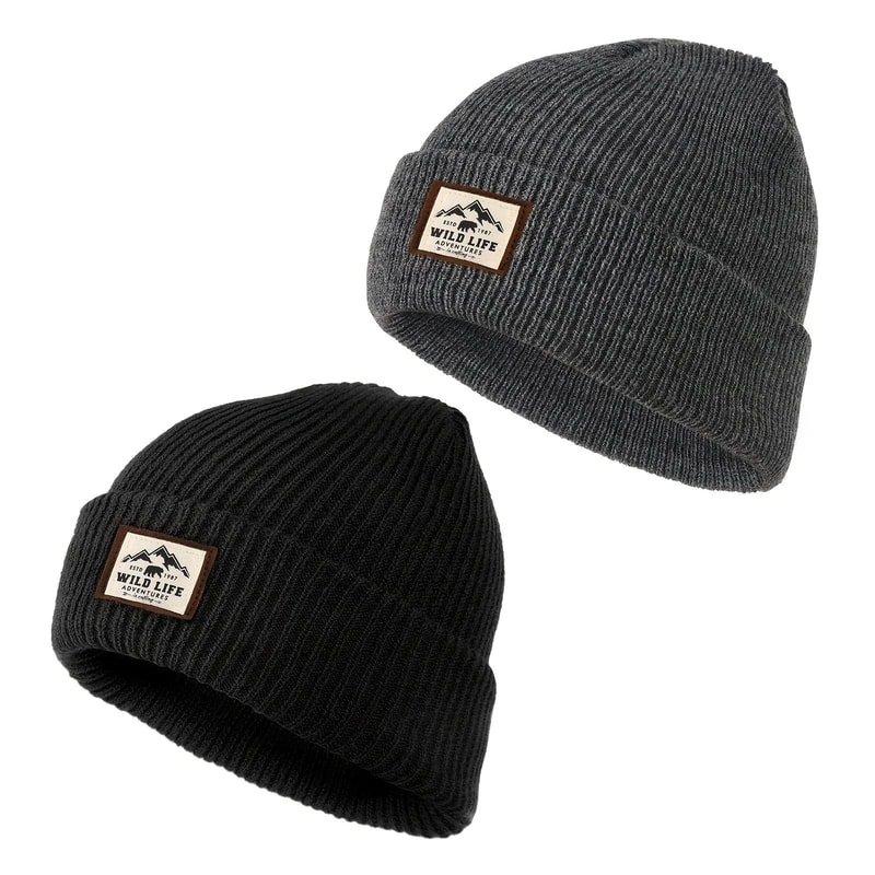 ThermaFlex Windproof Cycling Beanie Soft Stretch Winter Skull Cap For Men Women 6