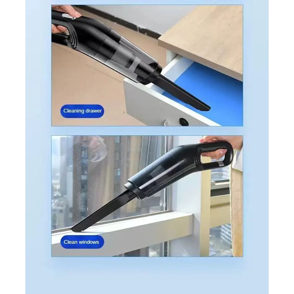 PowerClean 10000PA Handheld Vacuum Cleaner Portable Cordless Car Home Pet Hair Remover 3