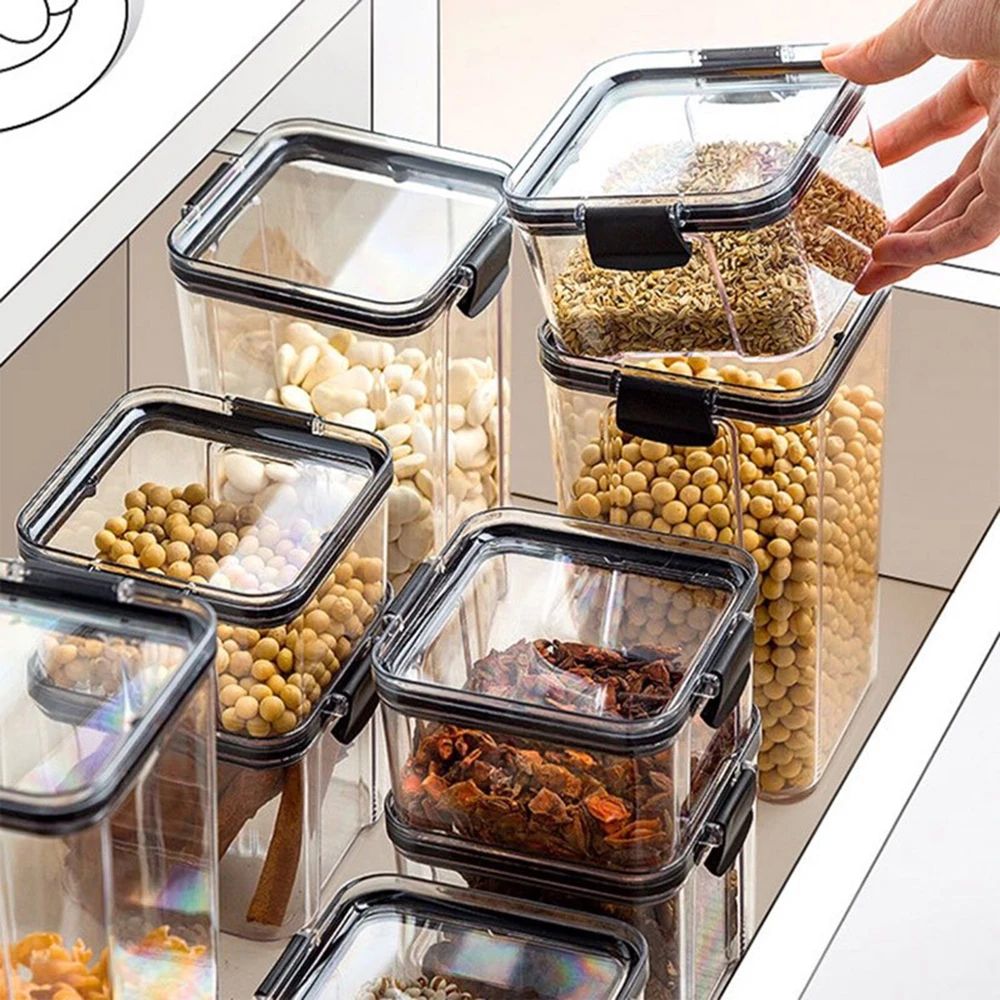 FreshSeal Large Capacity Airtight Food Storage Containers Set 6