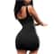 Summer Bodycon Spaghetti Strap Dress Slim Fit Casual Sleeveless Sheath 3