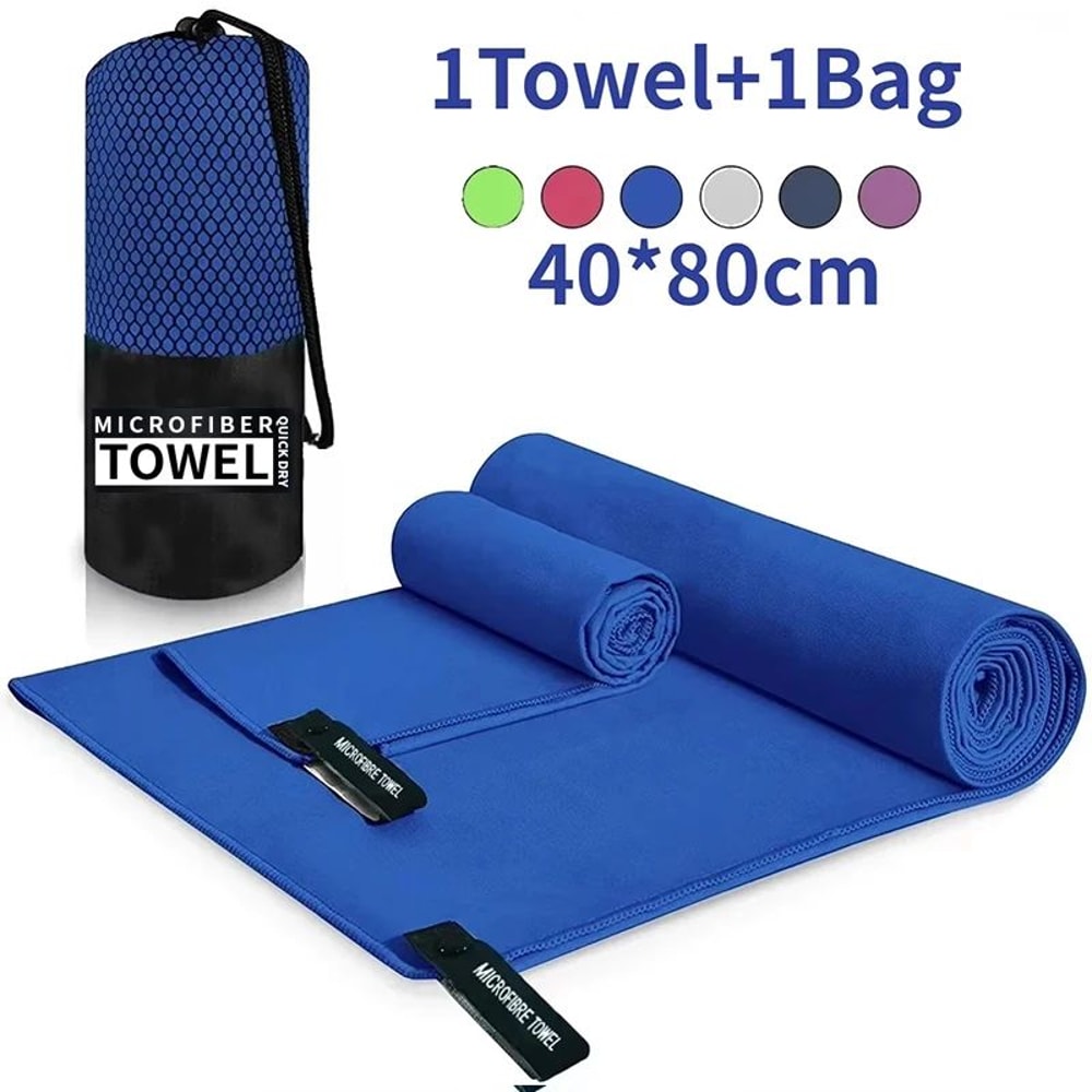 Performance UltraAbsorbent Sports Towel 16x31 In QuickDry Gym Beach Microfiber Towel 8