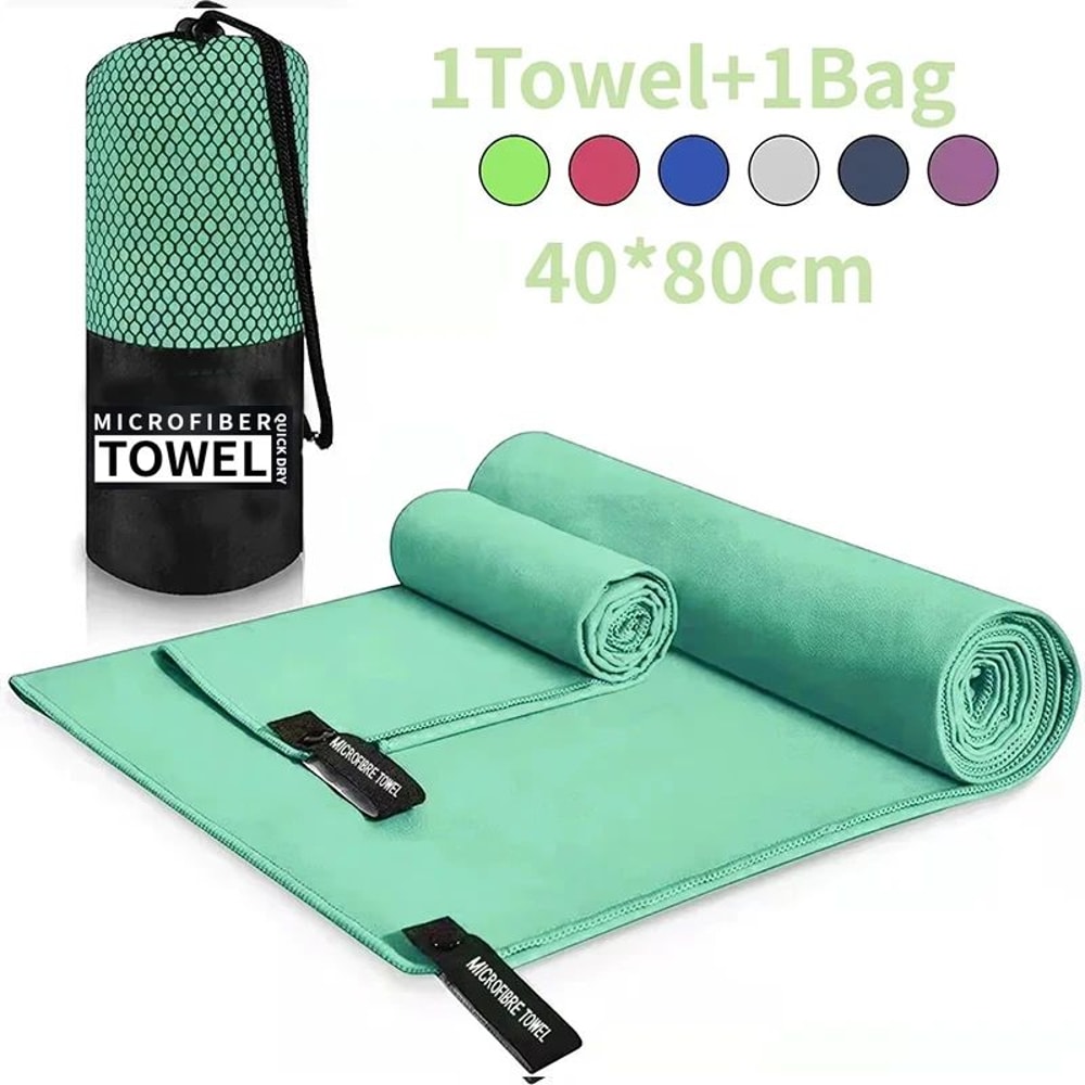 Performance UltraAbsorbent Sports Towel 16x31 In QuickDry Gym Beach Microfiber Towel 6