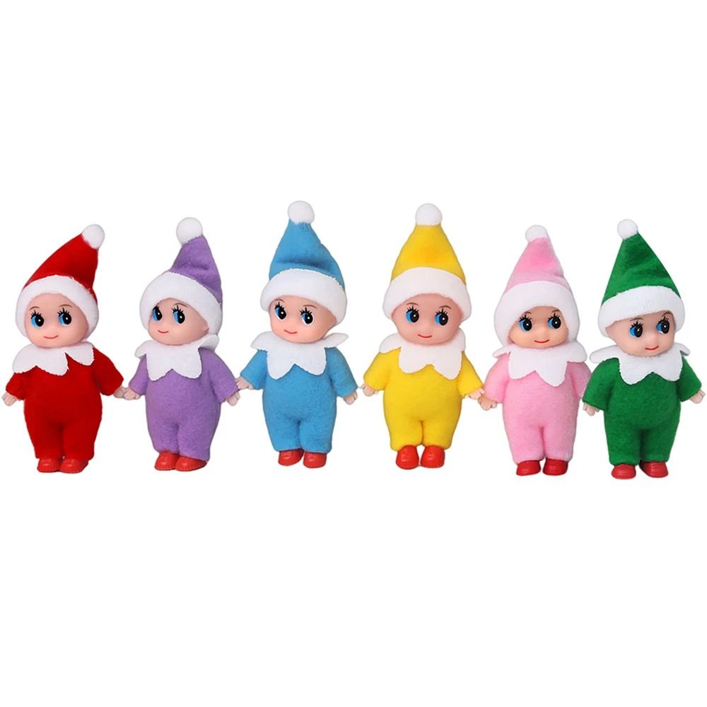 Naughty Felt Christmas Elf Doll Ornament Mini Shelf Elf Decoration Stocking Stuffer 1