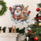 Festive 3D Santa Rudolf Christmas Wall Stickers Removable SelfAdhesive Holiday Window Wall Decal 0