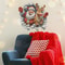 Festive 3D Santa Rudolf Christmas Wall Stickers Removable SelfAdhesive Holiday Window Wall Decal 1