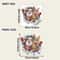 Festive 3D Santa Rudolf Christmas Wall Stickers Removable SelfAdhesive Holiday Window Wall Decal 2