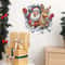 Festive 3D Santa Rudolf Christmas Wall Stickers Removable SelfAdhesive Holiday Window Wall Decal 3
