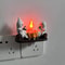 Glowing Ghost Firelight Figurine LED Halloween Desk Decor 5