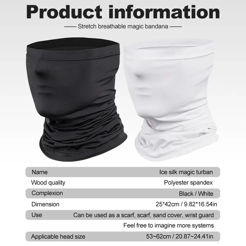 UVShield Pro Cycling Face Mask Neck Gaiter For Summer Sports Fishing 5