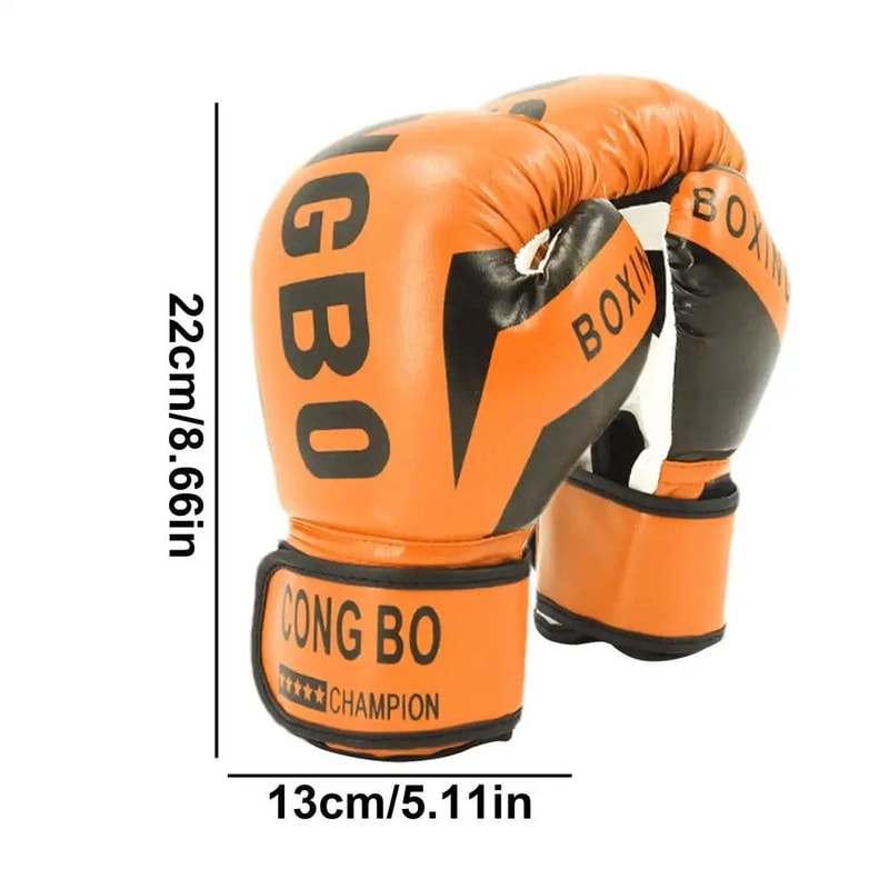 Kids Boxing Gloves For Training Sparring Youth Punching Practice Gloves With Secure Wrist Strap 6
