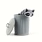 3D Printed Raccoon Trash Can Decoration Funny Outdoor Raccoon Statue For Home Garden 1