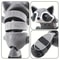 3D Printed Raccoon Trash Can Decoration Funny Outdoor Raccoon Statue For Home Garden 5