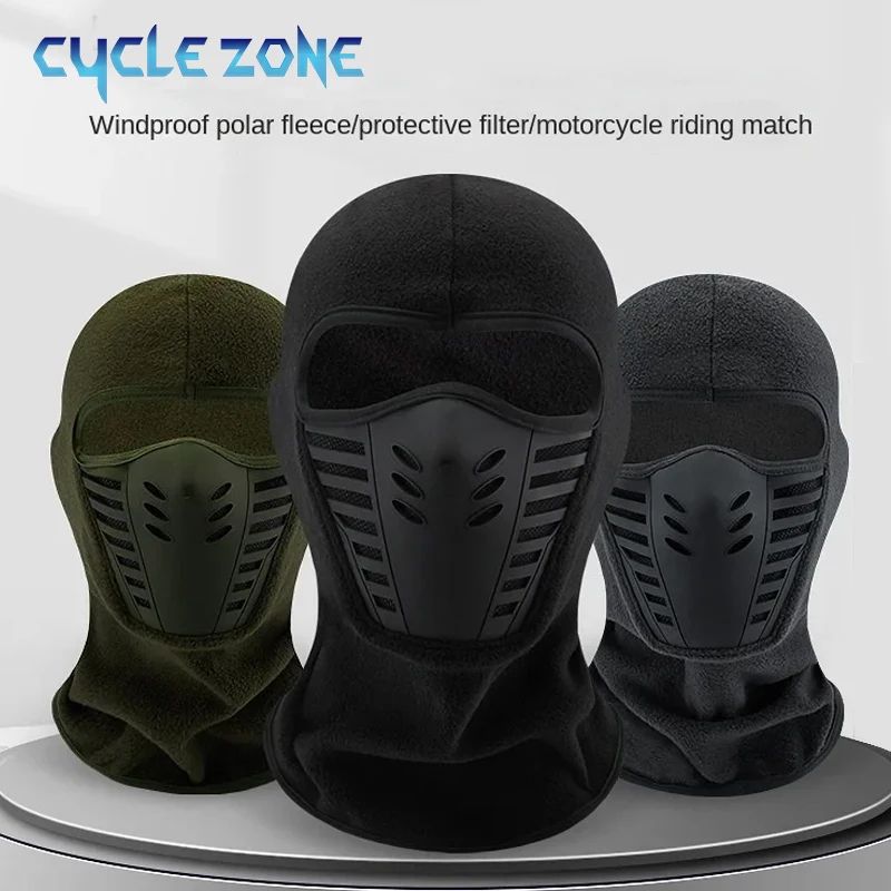 ArcticShield Thermal Fleece Balaclava Windproof Winter Motorcycle Ski Face Mask 0