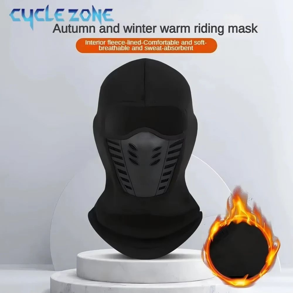 ArcticShield Thermal Fleece Balaclava Windproof Winter Motorcycle Ski Face Mask 1