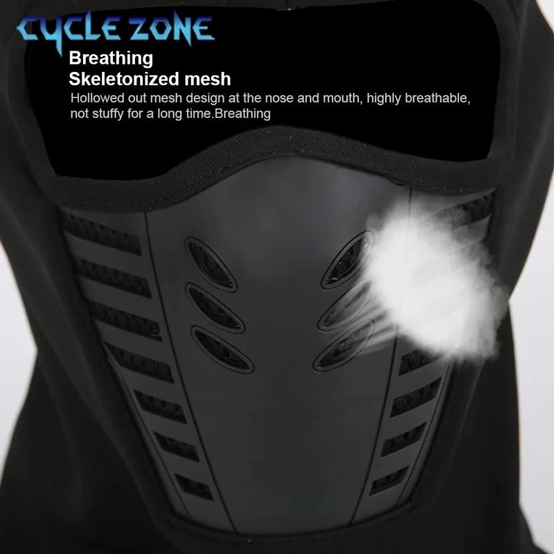 ArcticShield Thermal Fleece Balaclava Windproof Winter Motorcycle Ski Face Mask 4
