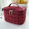 Knitted Travel Cosmetic Bag Large Capacity Portable Makeup Organizer For Women 7