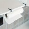 DrillFree Wall Mounted Paper Towel Holder Plastic Wrap Organizer 1