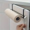 DrillFree Wall Mounted Paper Towel Holder Plastic Wrap Organizer 2