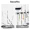 HeavyDuty Stainless Steel Broom Mop Organizer Wall Mounted Broom Holder With 4 NonSlip Hooks 2