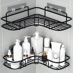 triangle corner rack corner storage shelf for bathroom, kitchen & dorm