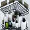 Triangle Corner Rack Corner Storage Shelf For Bathroom Kitchen Dorm 2