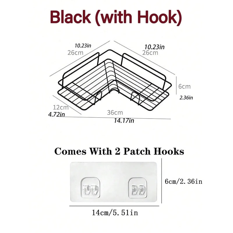Triangle Corner Rack Corner Storage Shelf For Bathroom Kitchen Dorm 4