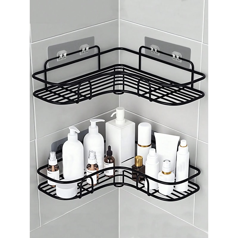 Triangle Corner Rack Corner Storage Shelf For Bathroom Kitchen Dorm 6
