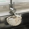 Cream Shell Sink Organizer DrillFree Faucet Drain Rack Hanging Storage Basket 0