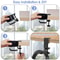 2in1 Desk Cup Holder With Headphone Hanger 360 Rotating ClampOn Organizer 4