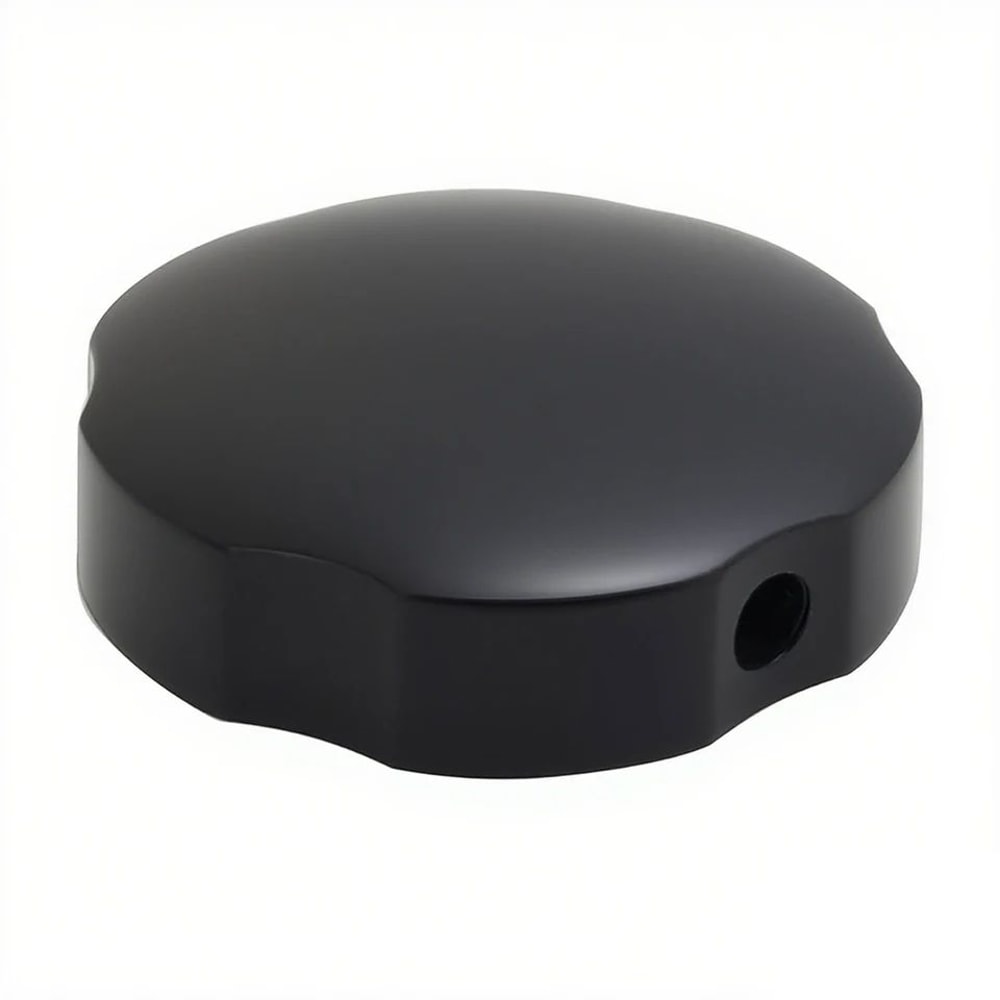 Premium Brass Bathtub Overflow Knob 74mm Rotating Bath Drain Control Knob In Matte Black 1
