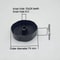 Premium Brass Bathtub Overflow Knob 74mm Rotating Bath Drain Control Knob In Matte Black 3