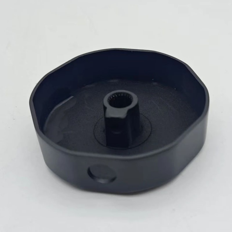 Premium Brass Bathtub Overflow Knob 74mm Rotating Bath Drain Control Knob In Matte Black 5