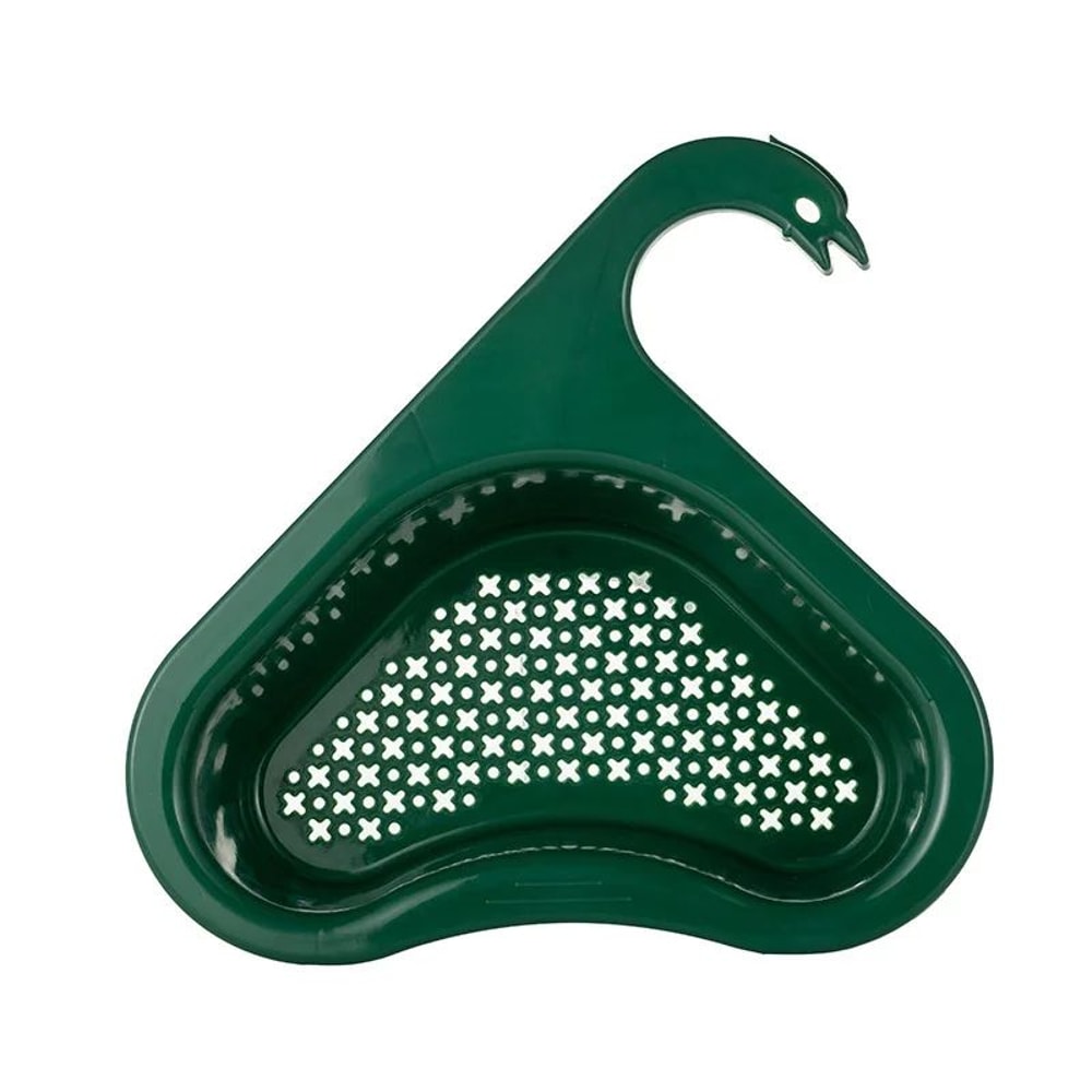 SwanClip NoDrill Sink Drain Basket Multifunction Fruit Vegetable Strainer 2