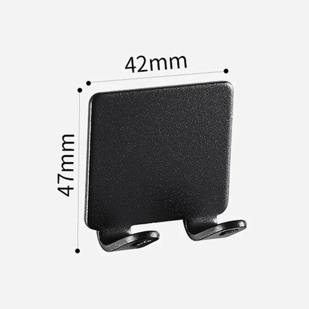 Stainless Steel Wall Mounted Razor Holder For Shower PunchFree Adhesive Bathroom Organizer 5