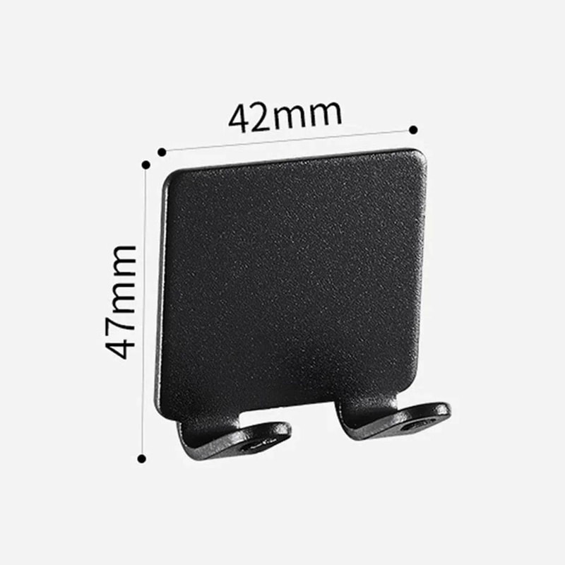 Stainless Steel Wall Mounted Razor Holder For Shower PunchFree Adhesive Bathroom Organizer 5