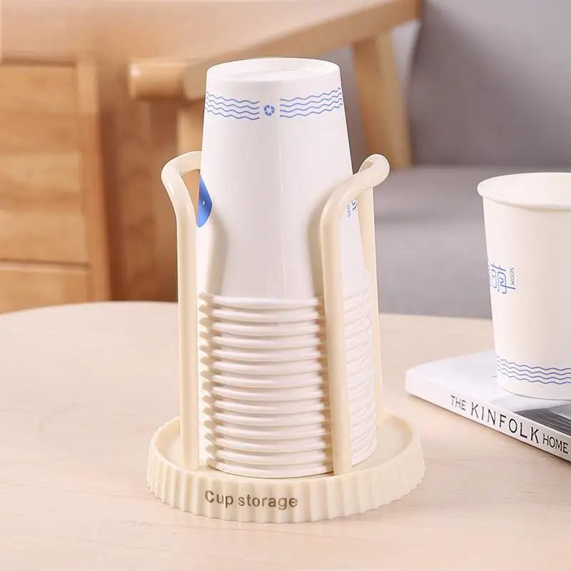 Modern Disposable Paper Cup Holder Desktop Cup Organizer 6