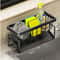 SpaceSaving Kitchen Sink Organizer With Drain Tray Sponge Holder 8