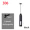 Rechargeable 3Speed Electric Milk Frother Egg Beater Handheld Coffee Foam Maker 10