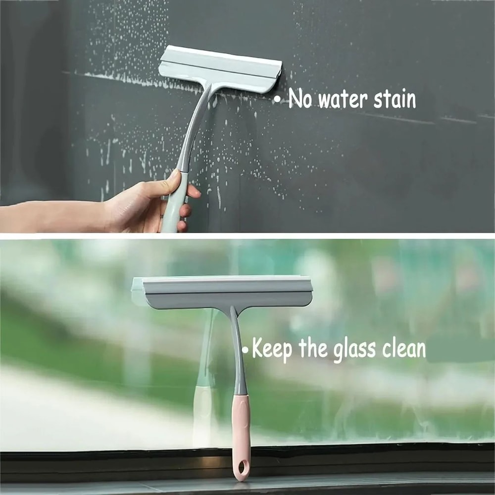 CrystalClear Shower Window Squeegee StreakFree Glass Cleaner For Bathroom Home Car 1