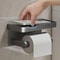 Matte Aluminum Wall Mounted Toilet Paper Holder Modern Bathroom Tissue Rack 3