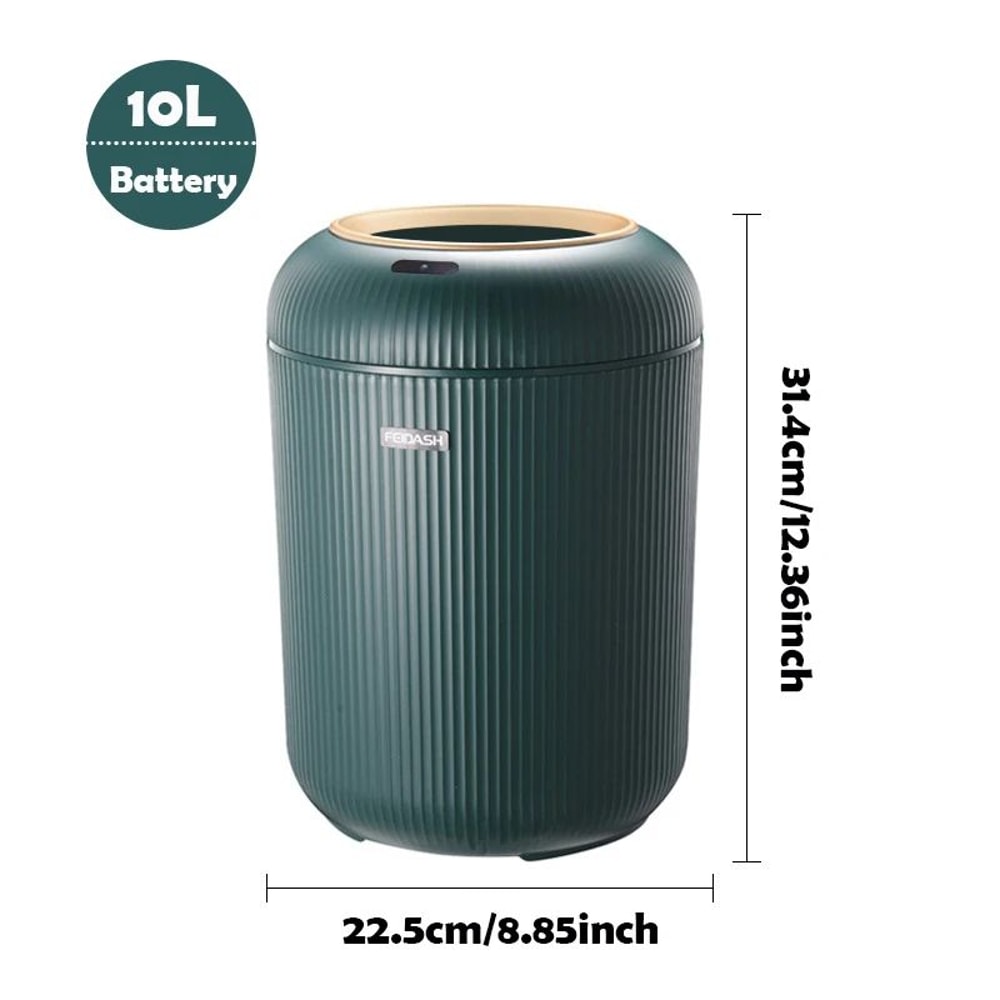 SmartSeal 10L Motion Sensor Trash Can With Lid For Bedroom Bathroom Kitchen 7