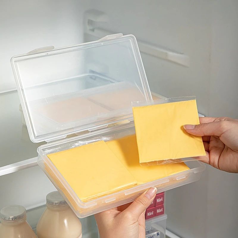 FreshSeal Cheese Butter Storage Container Airtight Fridge Organizer With Flip Lid 2