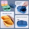 Premium Silicone Reusable Snack Containers With Double Compartment Leakproof Design 4