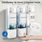 3Chamber WallMounted Shower Soap Dispenser NoDrill Shampoo Conditioner Organizer 0