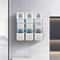 3Chamber WallMounted Shower Soap Dispenser NoDrill Shampoo Conditioner Organizer 3