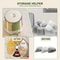 Premium 6Compartment 360 Rotating Cereal Dispenser Large Capacity Dry Food Storage Dispenser For K 3