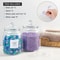 Half Gallon Glass Storage Jars With Airtight Lids And Labels Laundry Detergent Pod Organizer Set 1