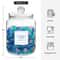Half Gallon Glass Storage Jars With Airtight Lids And Labels Laundry Detergent Pod Organizer Set 5