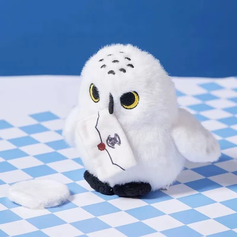 ShoulderPerched Owl Plush Toy Soft Stuffed Plushie For Kids Teens Cozy Room Decor 1